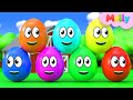 Learning Colors And Numbers Songs Colorful Eggs On The Farm Melly Nursery Rhymes Kids Songs 