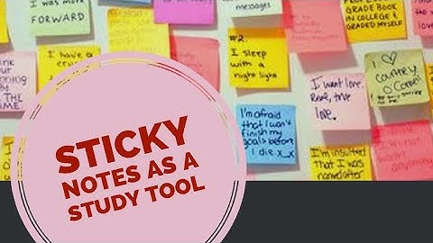 How To Use Sticky Notes As a Study Tool | Tips & Tricks For Post-it Notes| Effective Study Tip 📚