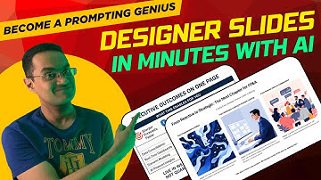 Prompt Engineering: Designer Slides in minutes with GEN AI