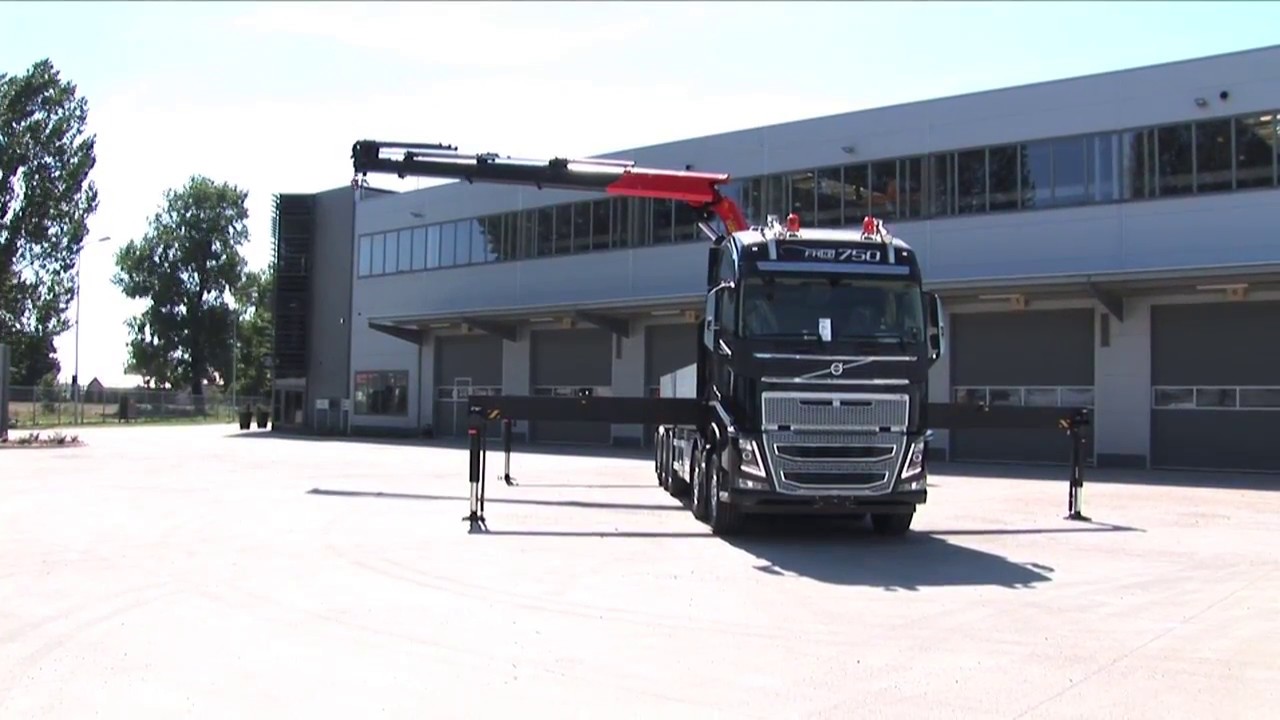 Zabudowa Graco - Palfinger PK78002-SH na Volvo FH750 10x4 HD