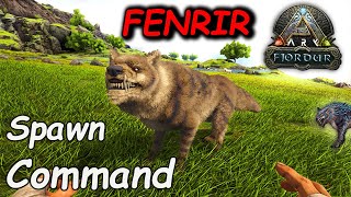 Fenrir ARK Spawn Command | How To Summon Fenrir ARK FJORDUR Code