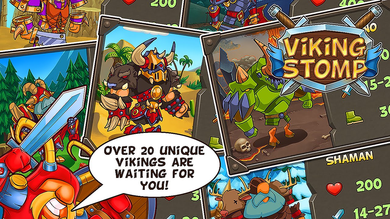 lets play a little game Viking Stomp - Android Gameplay [1080p]