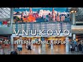 Аэропорт Внуково (Vnukovo international airport). Обзор международного терминала Москва. 4К