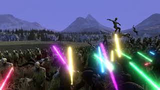 950 Jedi vs 10 000 zombies Ultimate Epic Battle Simulator
