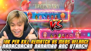 KINGJASRO VS MEOS VELANCE!! REMATCH! SOLID TRASHTALK!! - MLBB