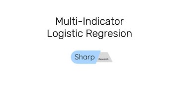 EPISODE 30 - Complete Logistic Regression Analysis (All Technical Indicators Used)
