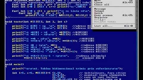 PC - Pointeri şi tablouri cu mai multe dimensiuni