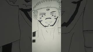 🔥🔥 SUKUNA 🔥🔥#anime #drawing #subscribe #like #anime lover #anime
