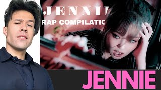 BLACKPINK MAIN RAPPER JENNIE RAP COMPILATION (2012 - 2020) REACTION