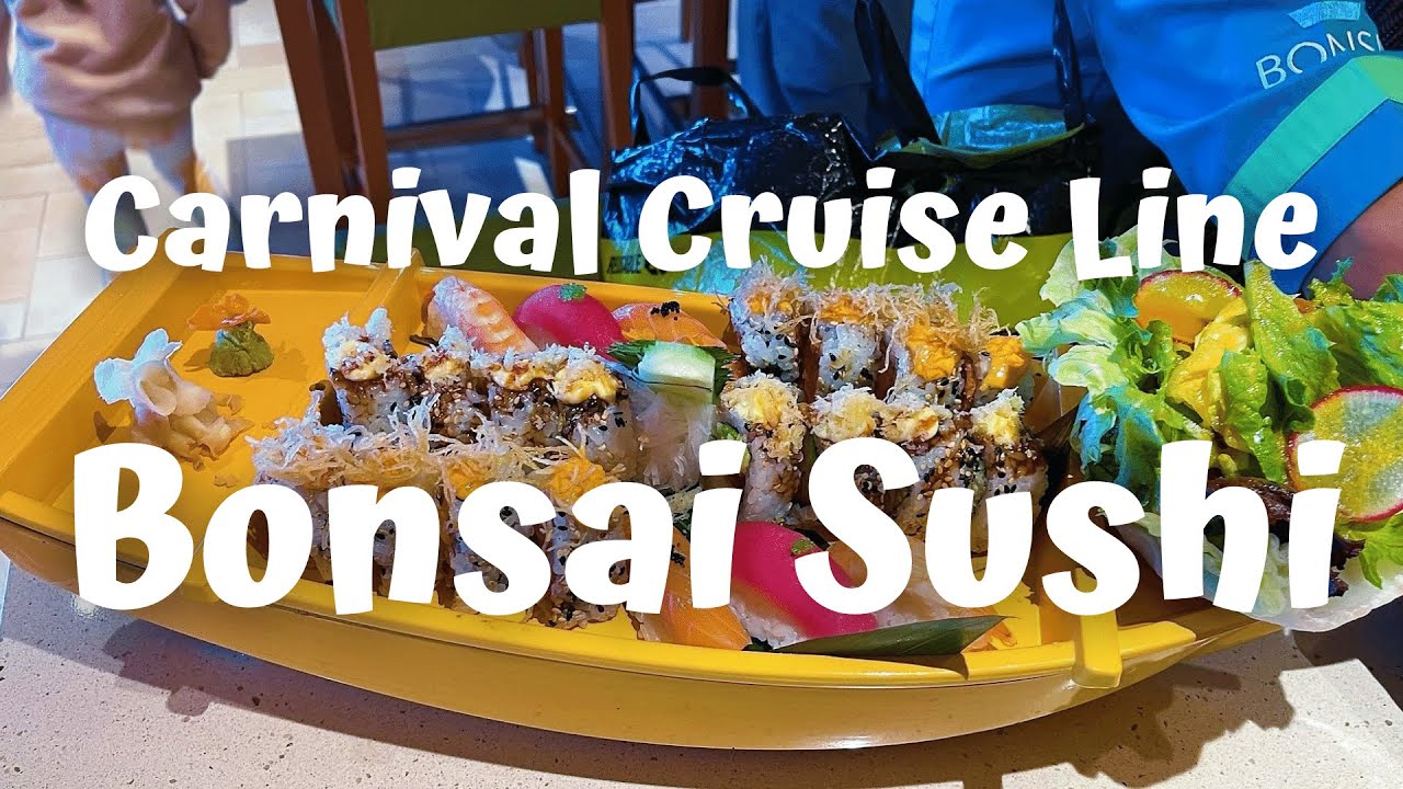 carnival cruise sushi boat