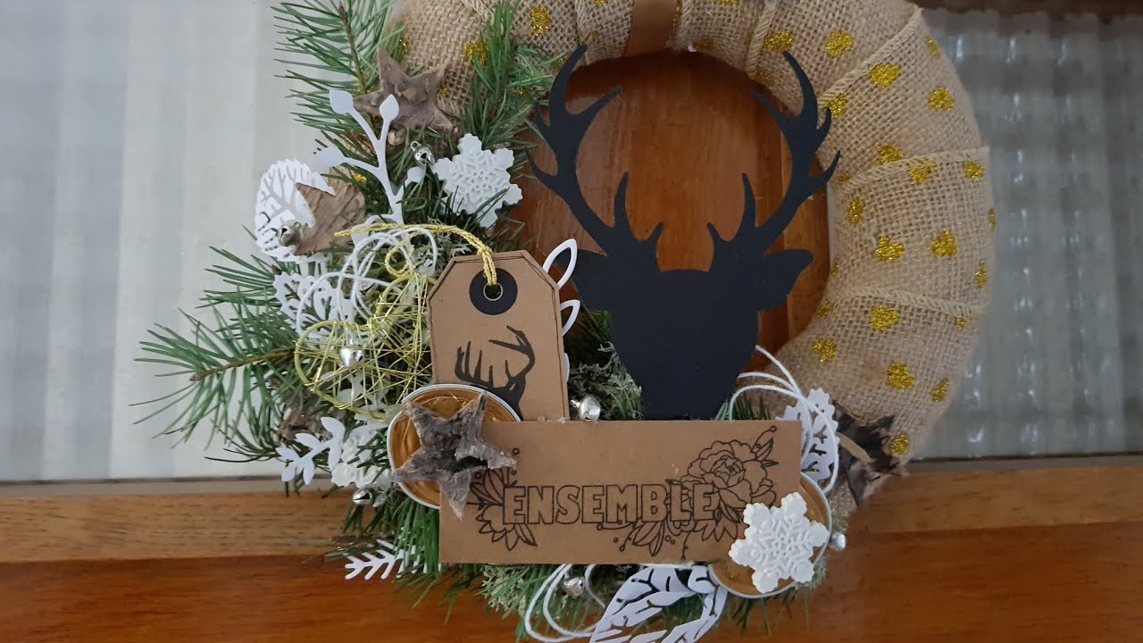 TUTO :COURONNE DE L'HIVER ( scrapbooking) camera iphone 8 plus apk