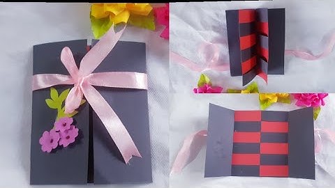 Secret Message Card Tutorial /Secret fold card/ Birthday card idea/Greeting card