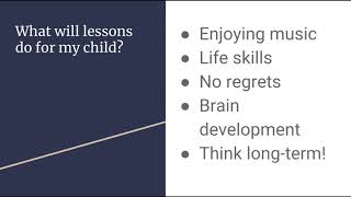 What Are Piano Lessons All About? Part 1