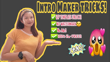 #Intromaker#UnlockVIP #NoWaterMark How to make intro |VIP PACK UNLOCKED|FREE 101% |Tricks must watch