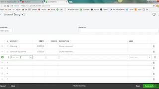 QBO Chapter 3 - Journal Entry & Write Checks