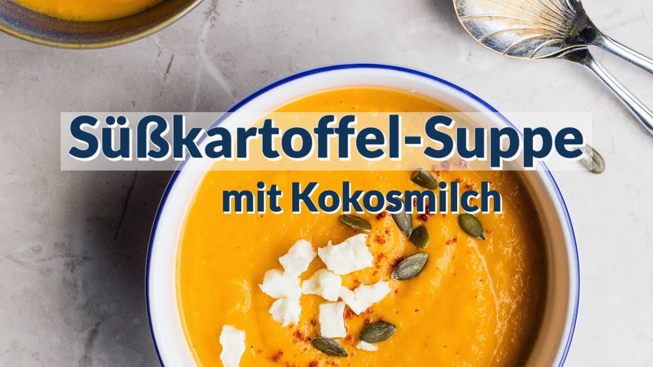 Süßkartoffel Suppe Rezept | Super einfach & Vegan