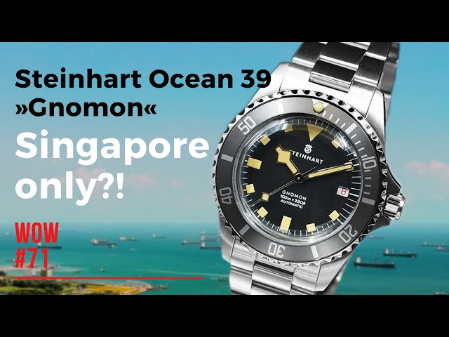 Steinhart Ocean 39 Marine Black Limited Edition Gnomon // Watch