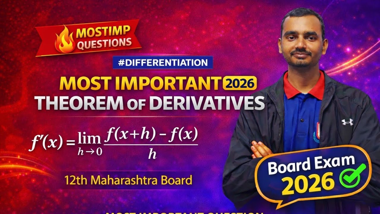 Theorem of Derivatives | Most Important Questions  