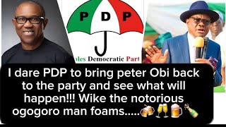 Download Lagu Ik daag de PDP uit om Peter Obi terug naar het feest te brengen en te kijken... Wike de beruchte ... MP3 Download Lagu Ik daag de PDP uit om Peter Obi terug naar het feest te brengen en te kijken... Wike de beruchte ... MP3