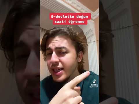 E-devletten doğduğun saati
