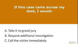 Trial Strategies for the Prosecution of Sexual Abuse in Confinement