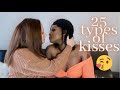 The Kissing Challenge | 25 Types Of Kisses
