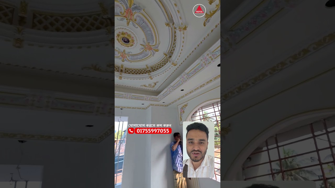 Mastar Bedroom Gypaum Ceiling Decoration #shorts