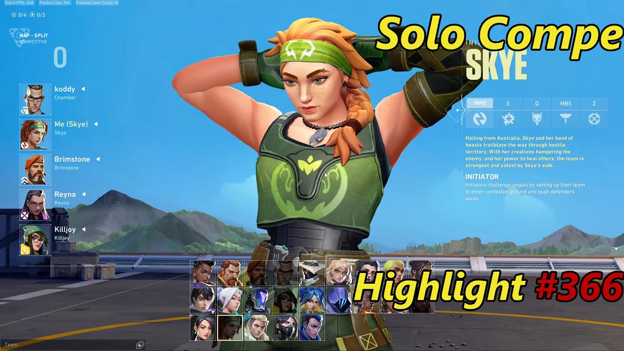 【VALORANT】SKYE Competition 