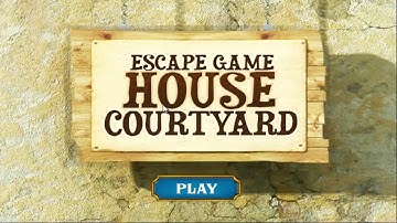 Escape Game House Courtyard WalkThrough  -FirstEscapeGames