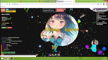 Agma.io powerups destruction with 300 bots