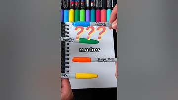 Drawing, But With ONE Random Marker…Pt.3 (#shorts