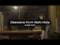 Deewane Hum Nahi Hote (Perfect Slowed) | Reverb (Bonus) Mp3 Song