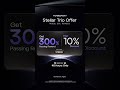 FundedNext Coupon Code "STRIO10" - Flat10% Off Stellar Trio Offer is here!