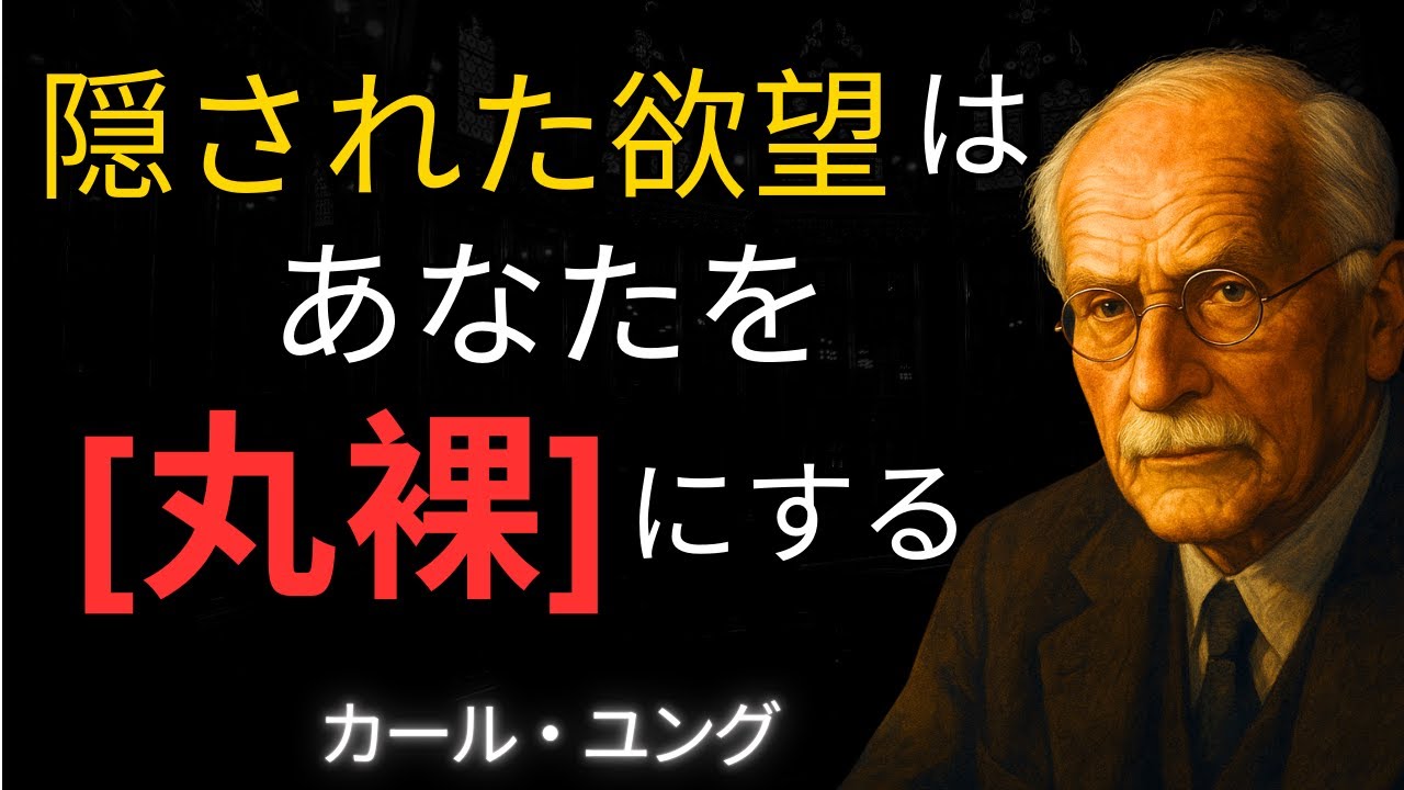隠された欲望はあなたを丸裸にする｜ユング心理学が暴く危険な「影」/ カール・ユング