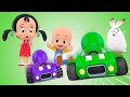 Balloon Car Race and more Cleo and Cuquin episodes