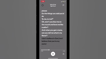 Thumbnail of Sailor Song• Gigi Perez #fypシ゚viral #myspotify #artist #lyrics #musician #music