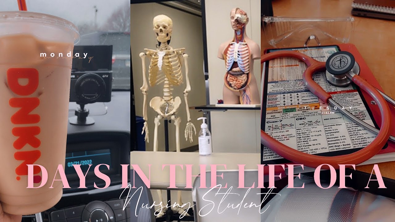 DAYS IN THE LIFE OF A NURSING STUDENT - YouTube