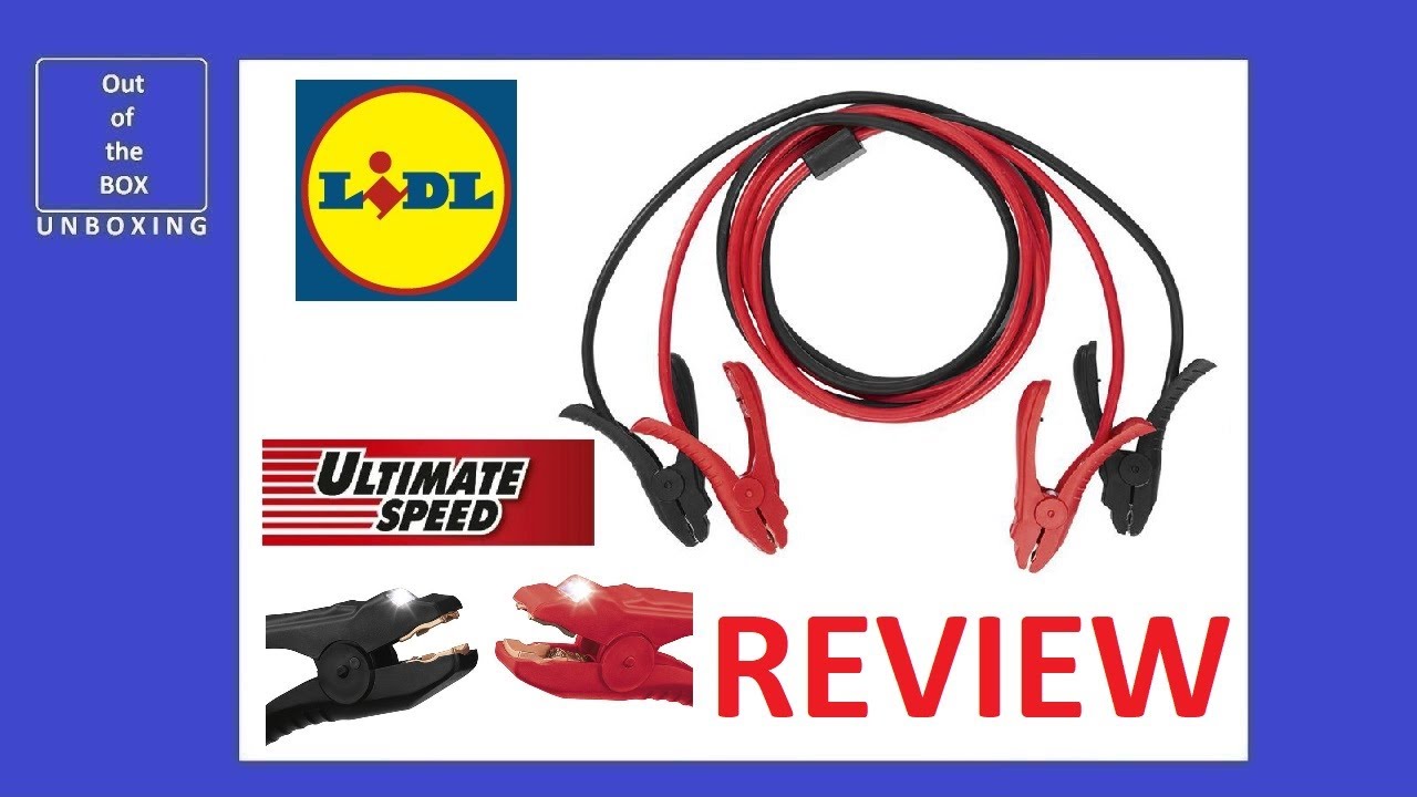 UltimateSpeed Jump Leads ModelNo. DIS145 UNBOXING / REVIEW (Lidl IU
