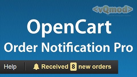 Order Notification Pro – OpenCart Extension