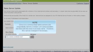 Dotster.com Changing name servers 1 Dotster.com