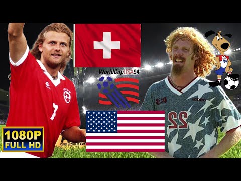 USA Vs SWITZERLAND 1 1 WORLD CUP UNITED STATES 1994 Full HD 1080p