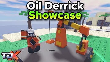 TDX Oil Derrick Tower Showcase (Stats + Gameplay) - Tower Defense X Roblox