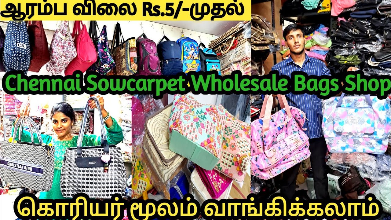 Rs.5/Purse,Slingbags, Handbags,Travel & Gifts Bags Chennai Sowcarpet