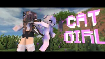 Intro ~Cat Girl~ template by @pixellaze [Mine-Imator 1.2.7]