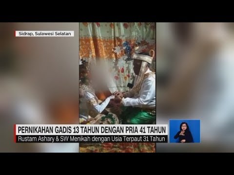 Viral! Pernikahan Gadis 13 Tahun dengan Pria 41 Tahun