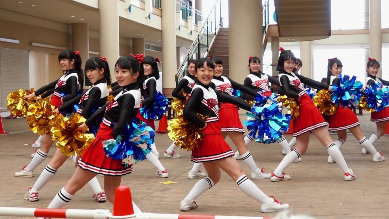 福山誠之館高校 チアリーディング部 東日本大震災義援金募金活動 福山