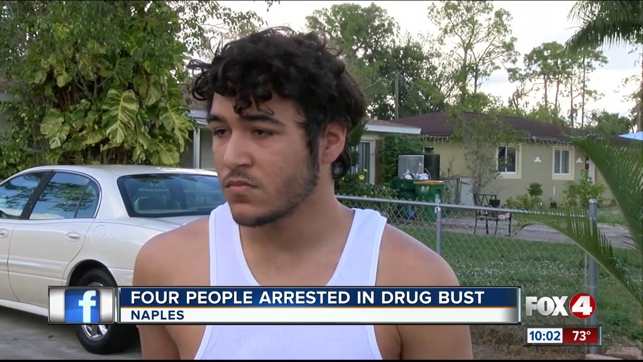 Four people arrested in drug bust - YouTube
