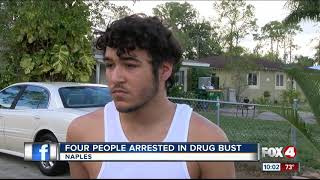 Four people arrested in drug bust