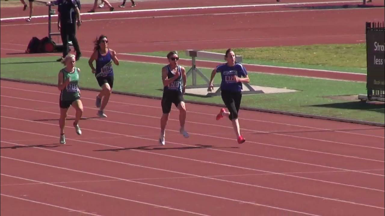 Women over 65 100 metres - YouTube