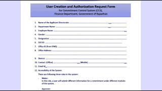 CCS - How to fill user creation form and do registration